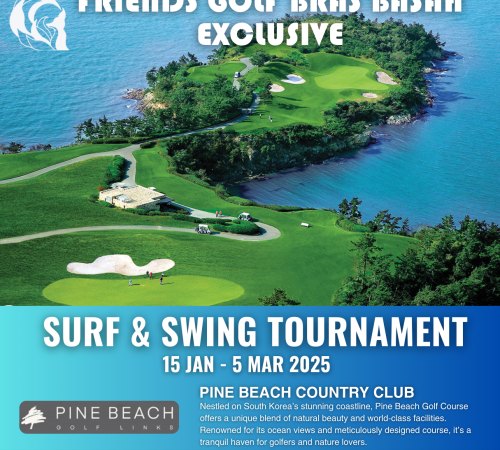 Join the Friends Golf Surf and Swing Tournament at Friends Golf Golf Simulator in Singapore! Compete on a championship 18-hole course, win exciting prizes, and network with fellow golfers. Open to all skill levels. Secure your spot today!